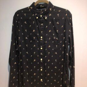 NWT American Eagle Skiing Button Down Medium